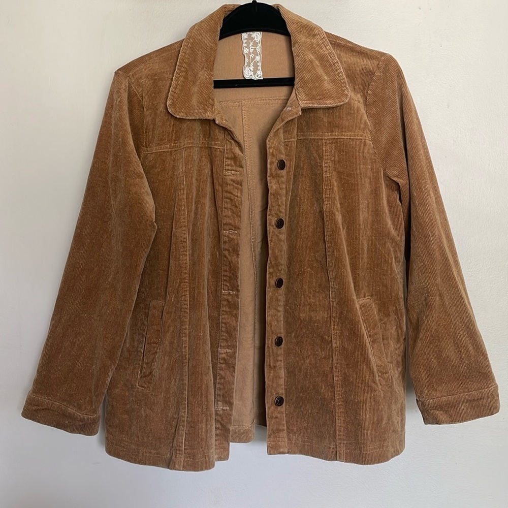 Sadie & Sage Brown Corduroy Jacket size L